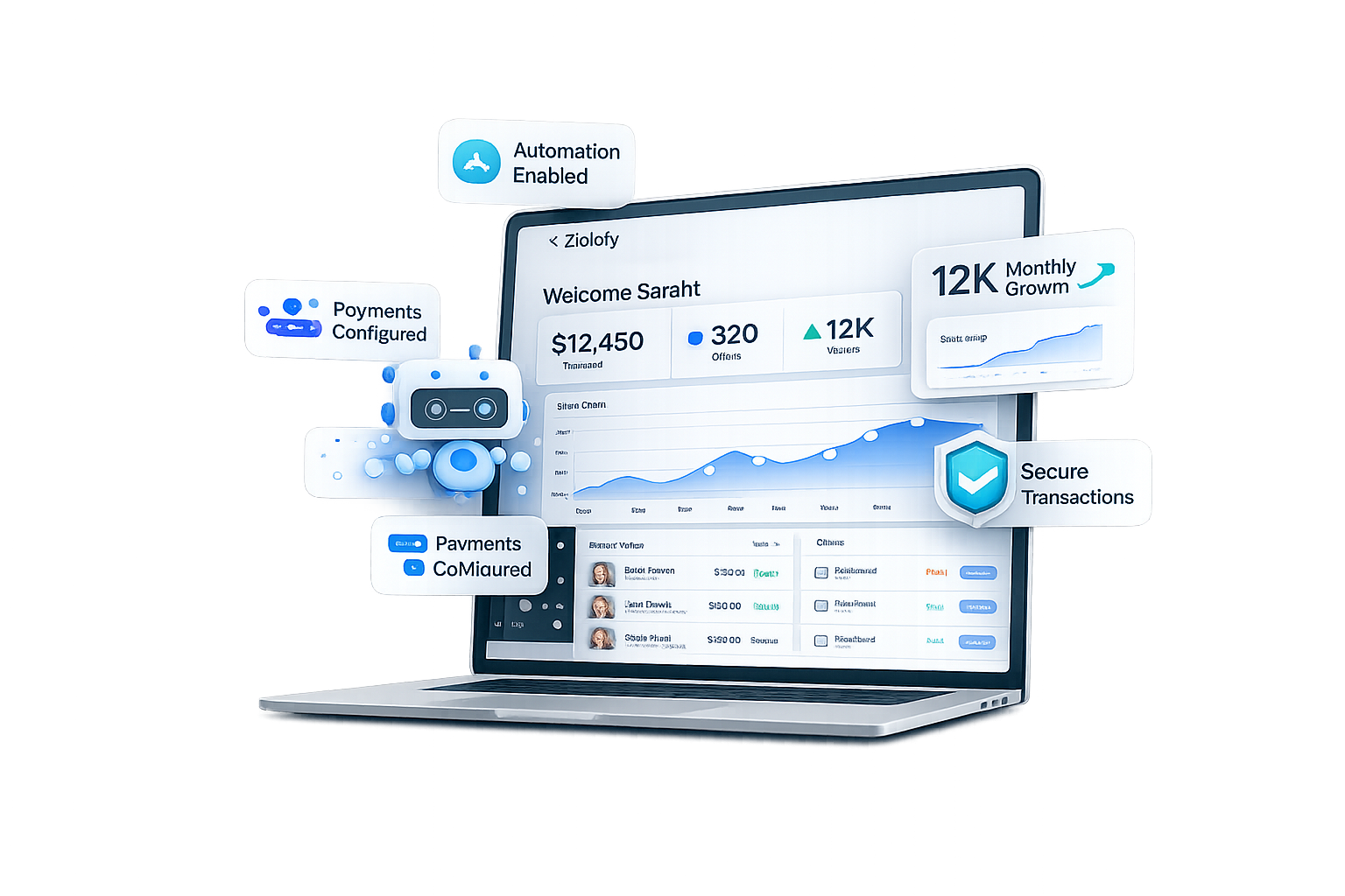 Codiic Dashboard - Builder and Ecommerce Analytics