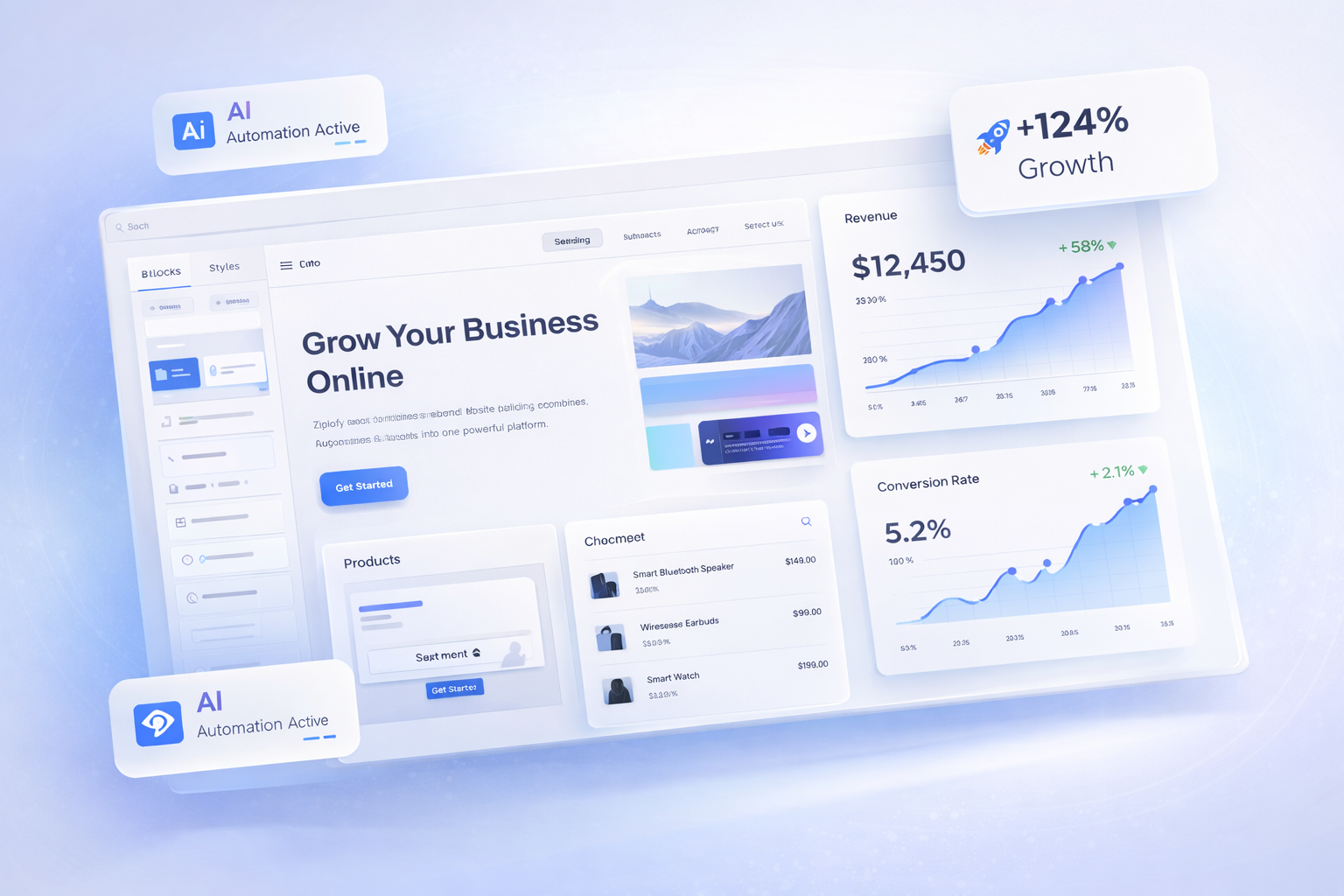 Codiic Dashboard - Builder and Ecommerce Analytics